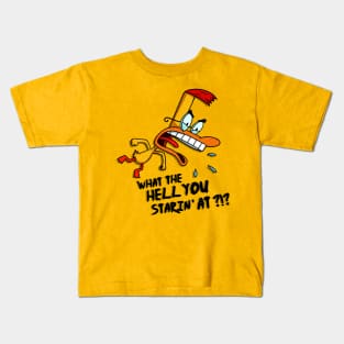 Duckman : What the hell are you staring at ?! Kids T-Shirt